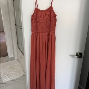 American Eagle Outfitters Terracotta Maxi Dress